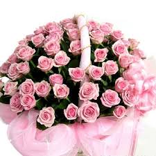 50 roses basket