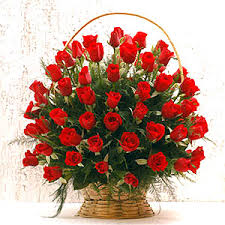 40 roses basket