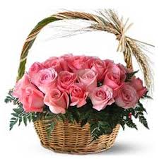 30 roses basket