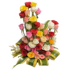 60 roses basket